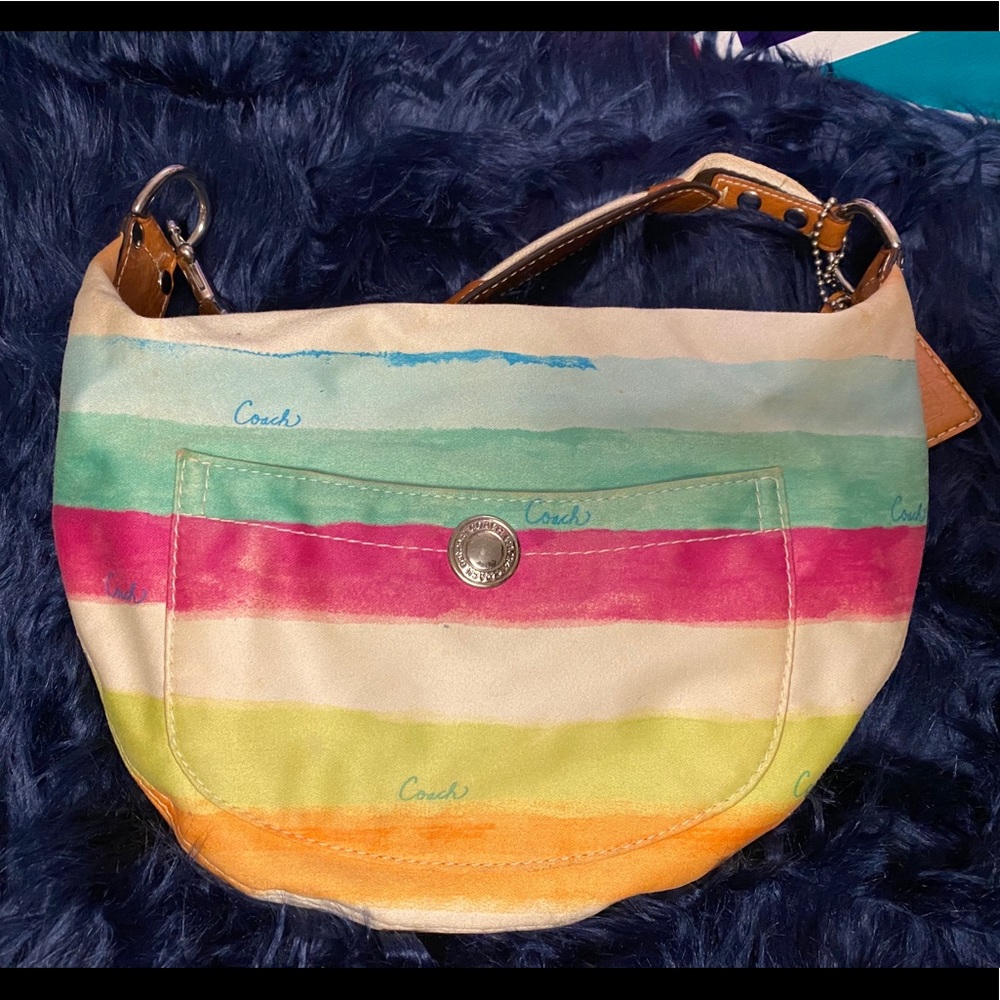 Coach Hamptons Watercolor Hobo